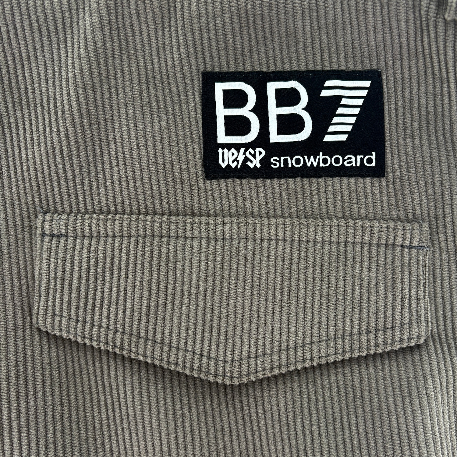 Corduroy Wide Jogger Cargo Pants
