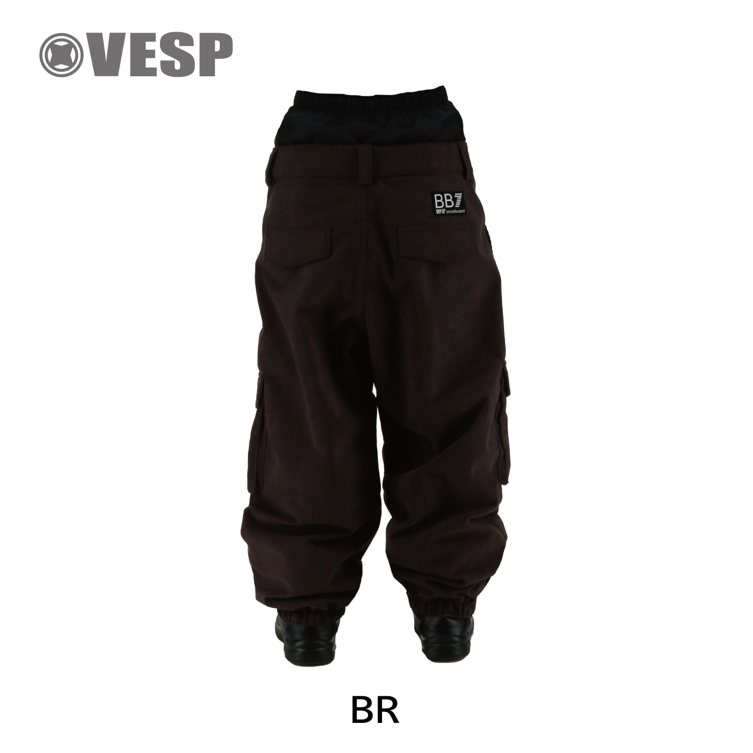 Corduroy Wide Jogger Cargo Pants