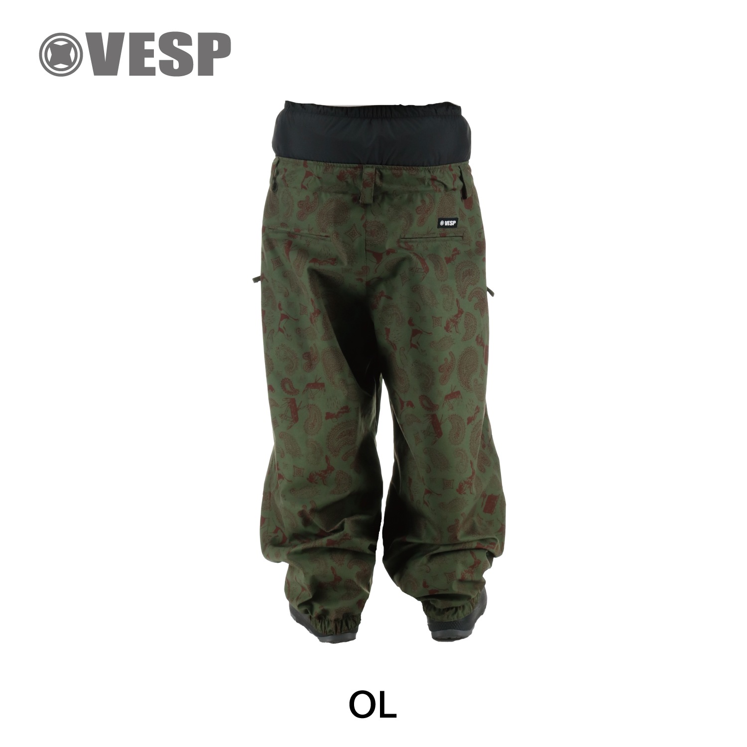 Animal Paisley Wide Jogger Pants