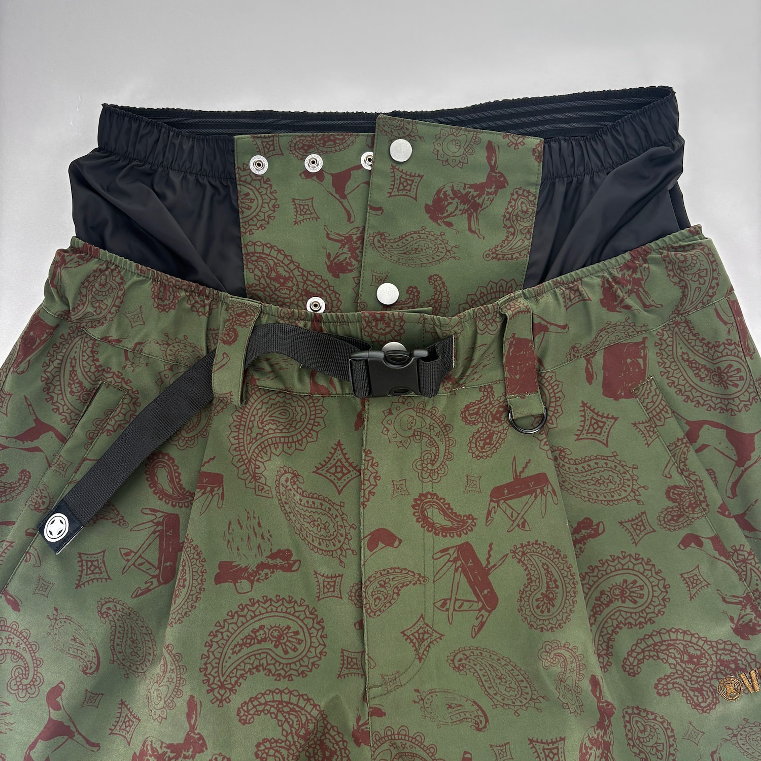 Animal Paisley Wide Jogger Pants