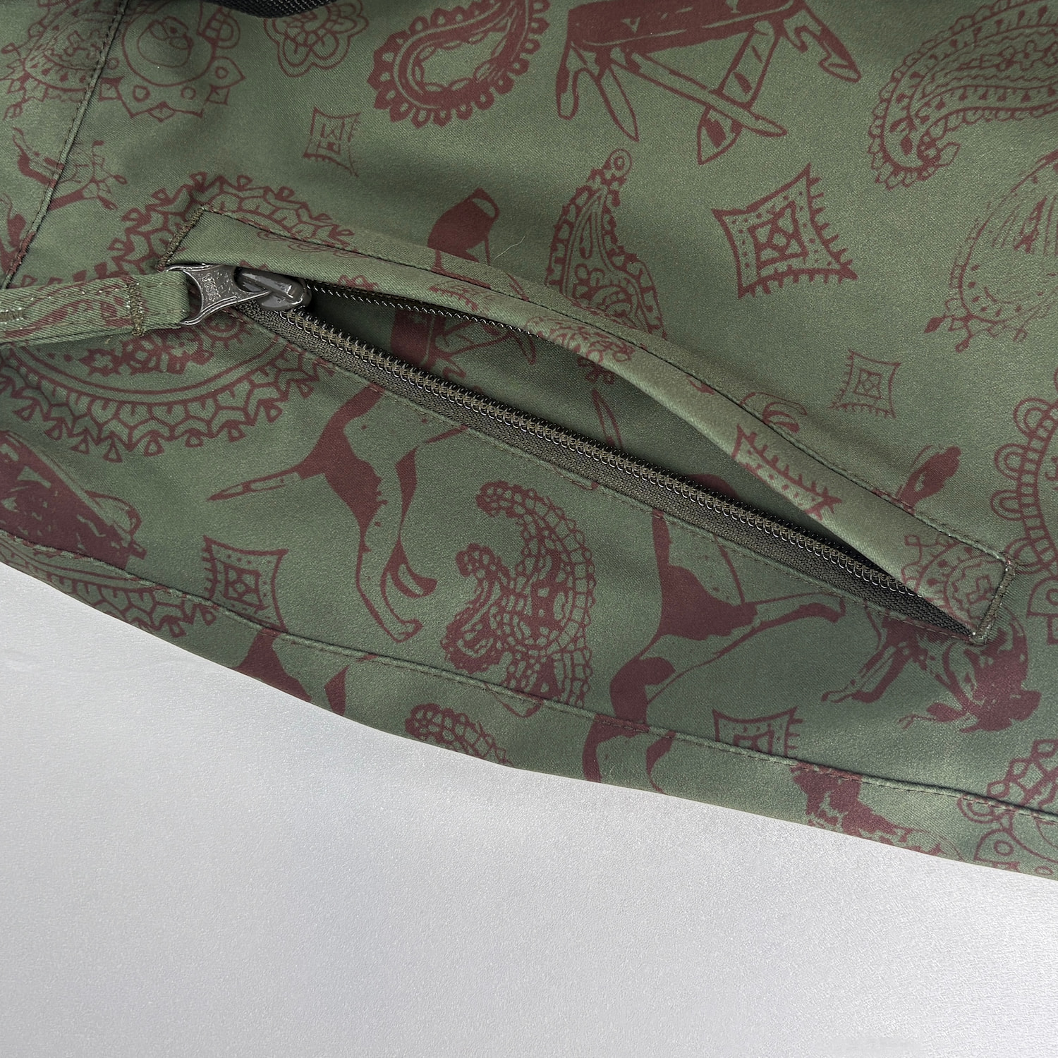 Animal Paisley Wide Jogger Pants
