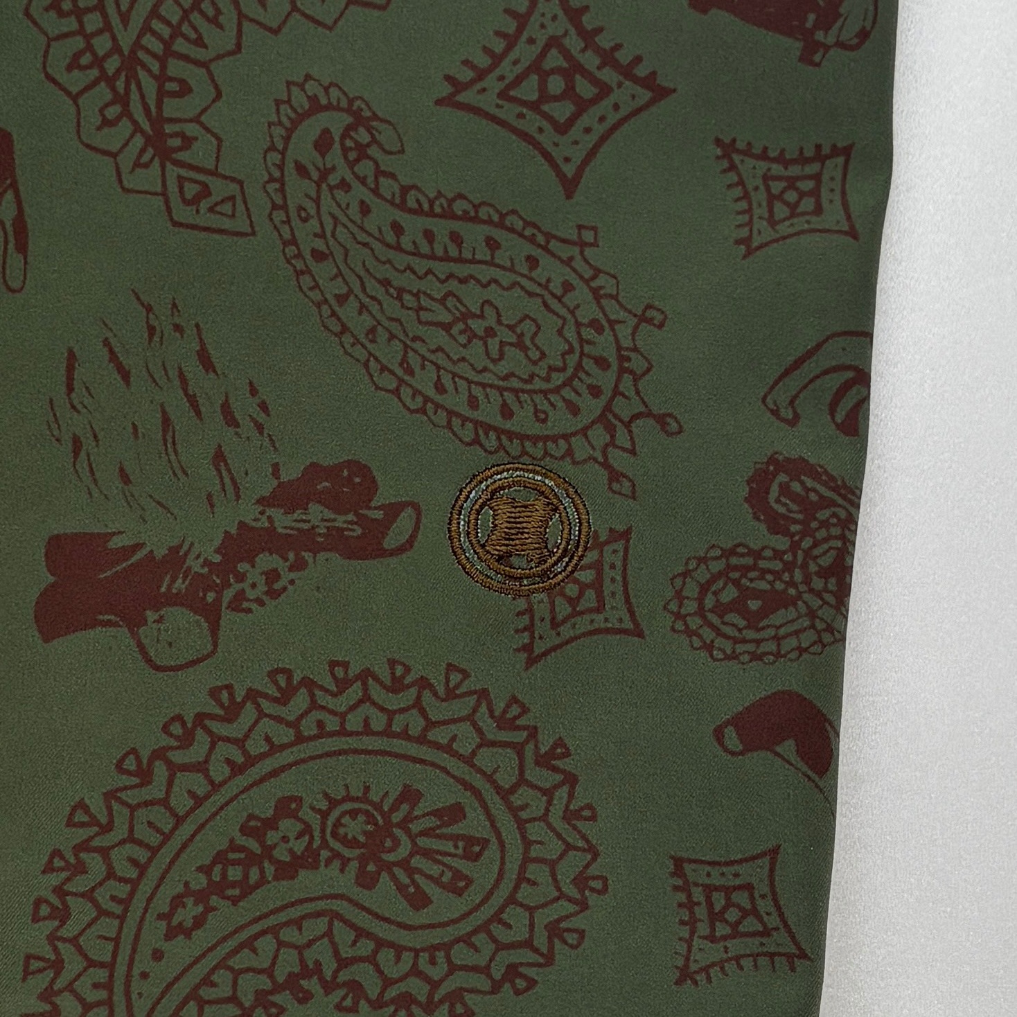 Animal Paisley Wide Jogger Pants