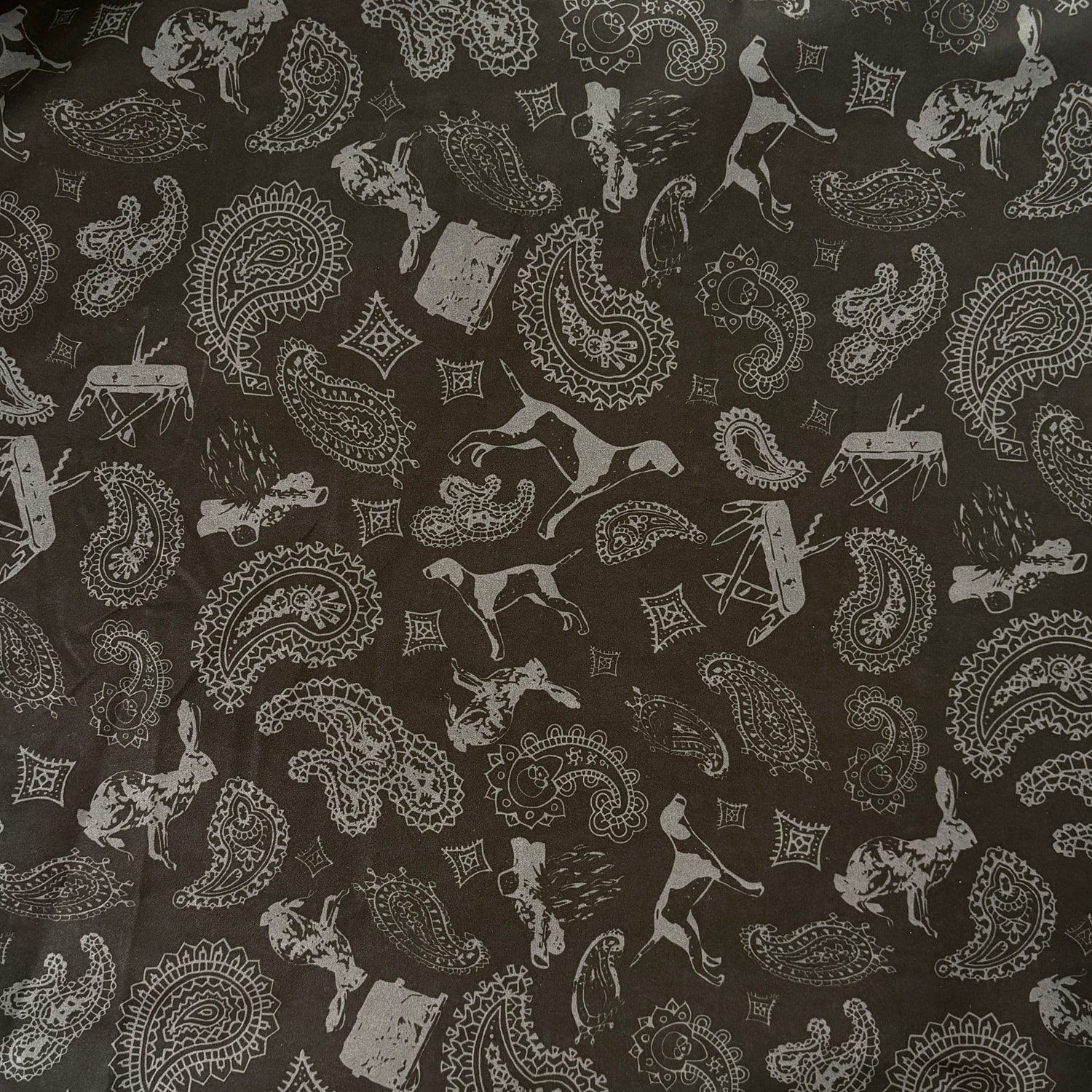 Animal Paisley Wide Jogger Pants