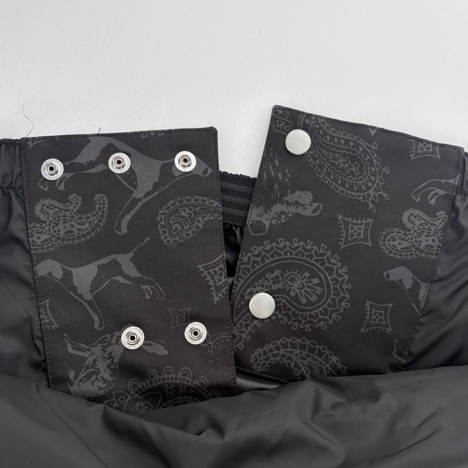 Animal  Paisley  Super Wide Jogger Bib Cargo Pants