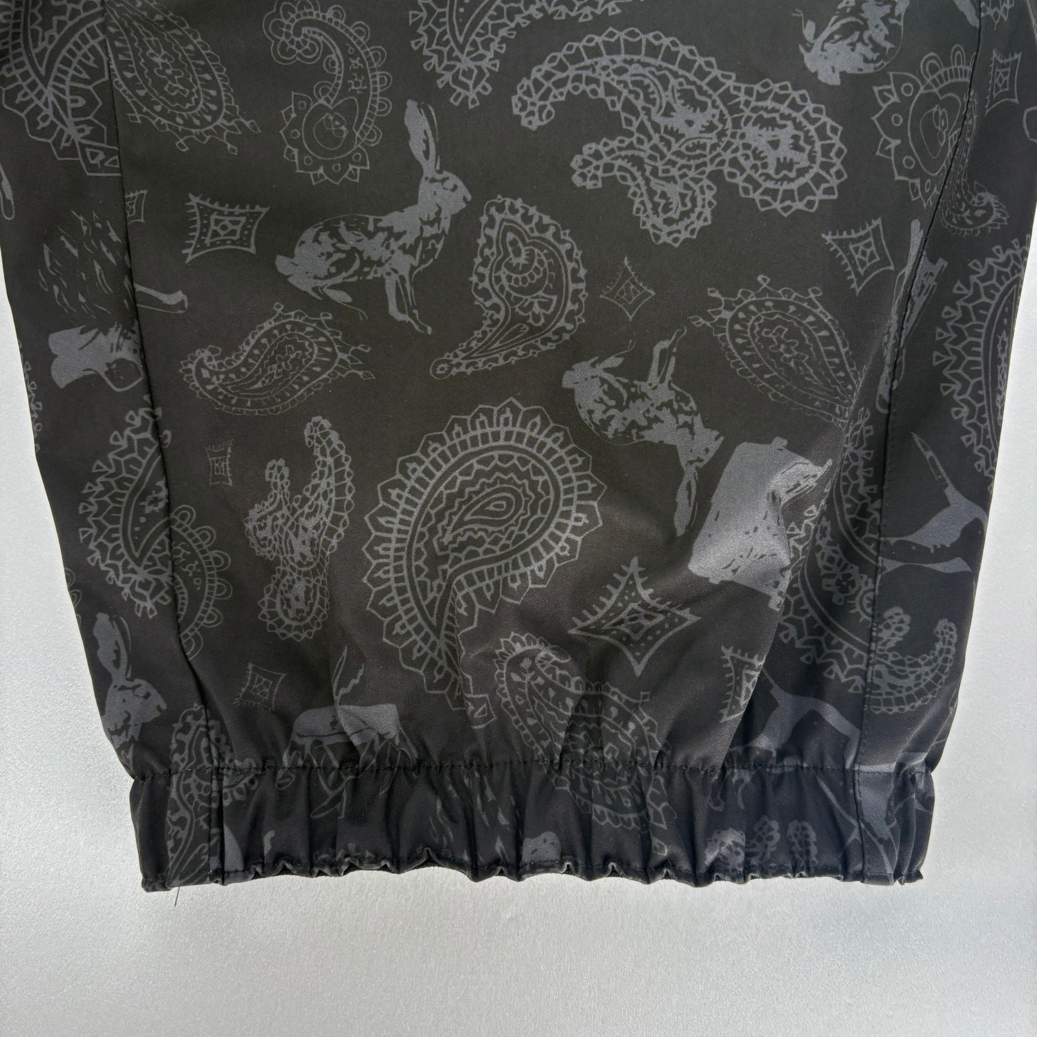 Animal  Paisley  Super Wide Jogger Bib Cargo Pants