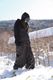 Animal  Paisley  Super Wide Jogger Bib Cargo Pants