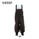 Animal  Paisley  Super Wide Jogger Bib Cargo Pants