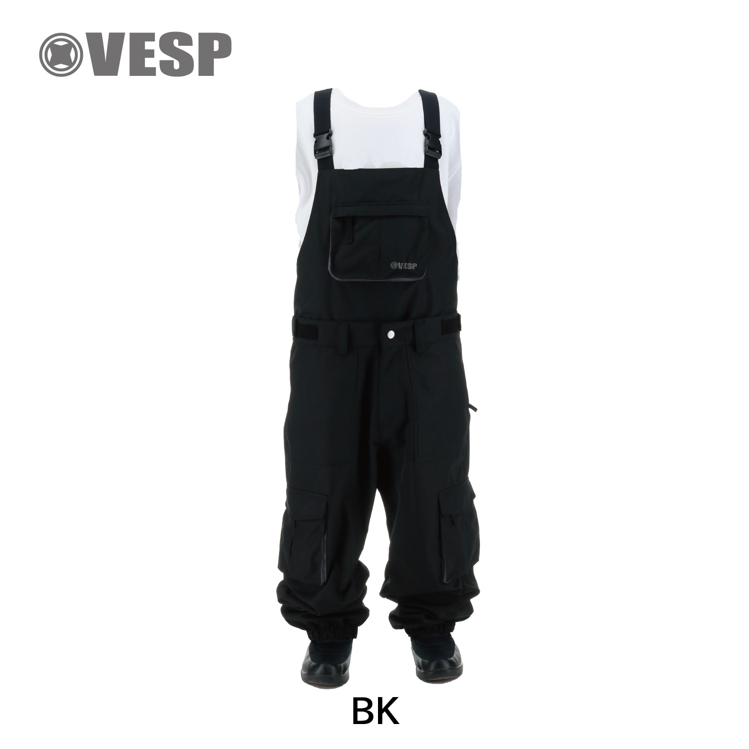 Wide Jogger Bib Cargo Pants