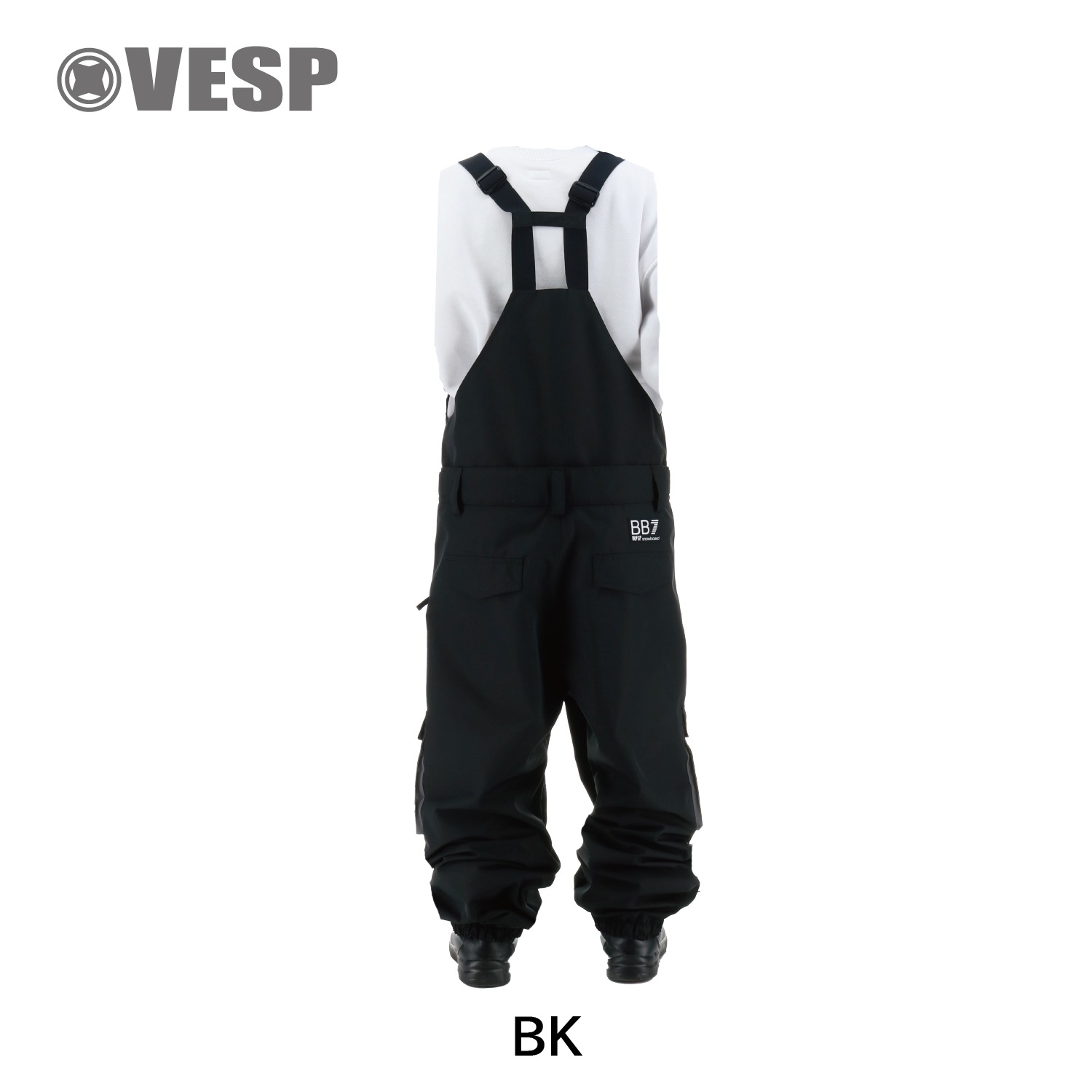 Wide Jogger Bib Cargo Pants