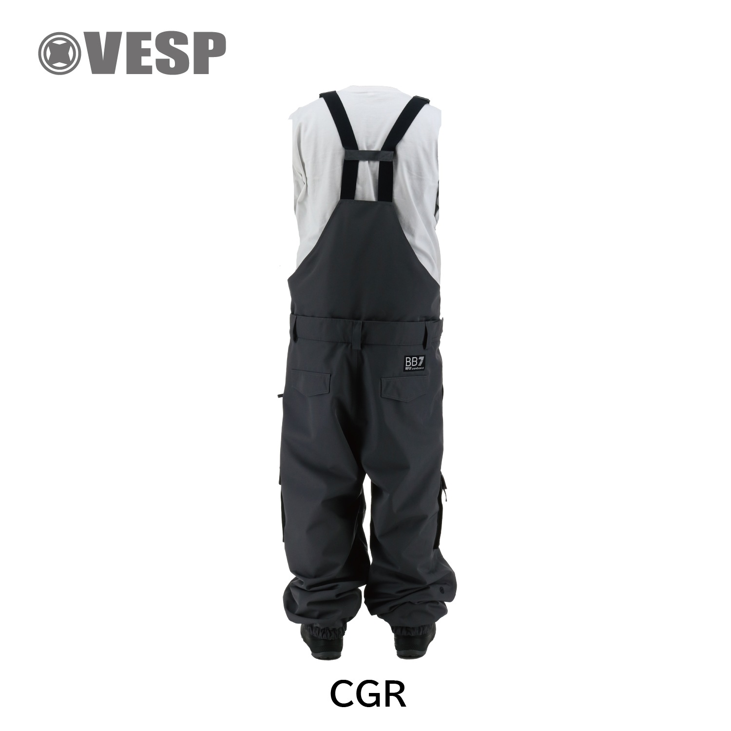 Wide Jogger Bib Cargo Pants