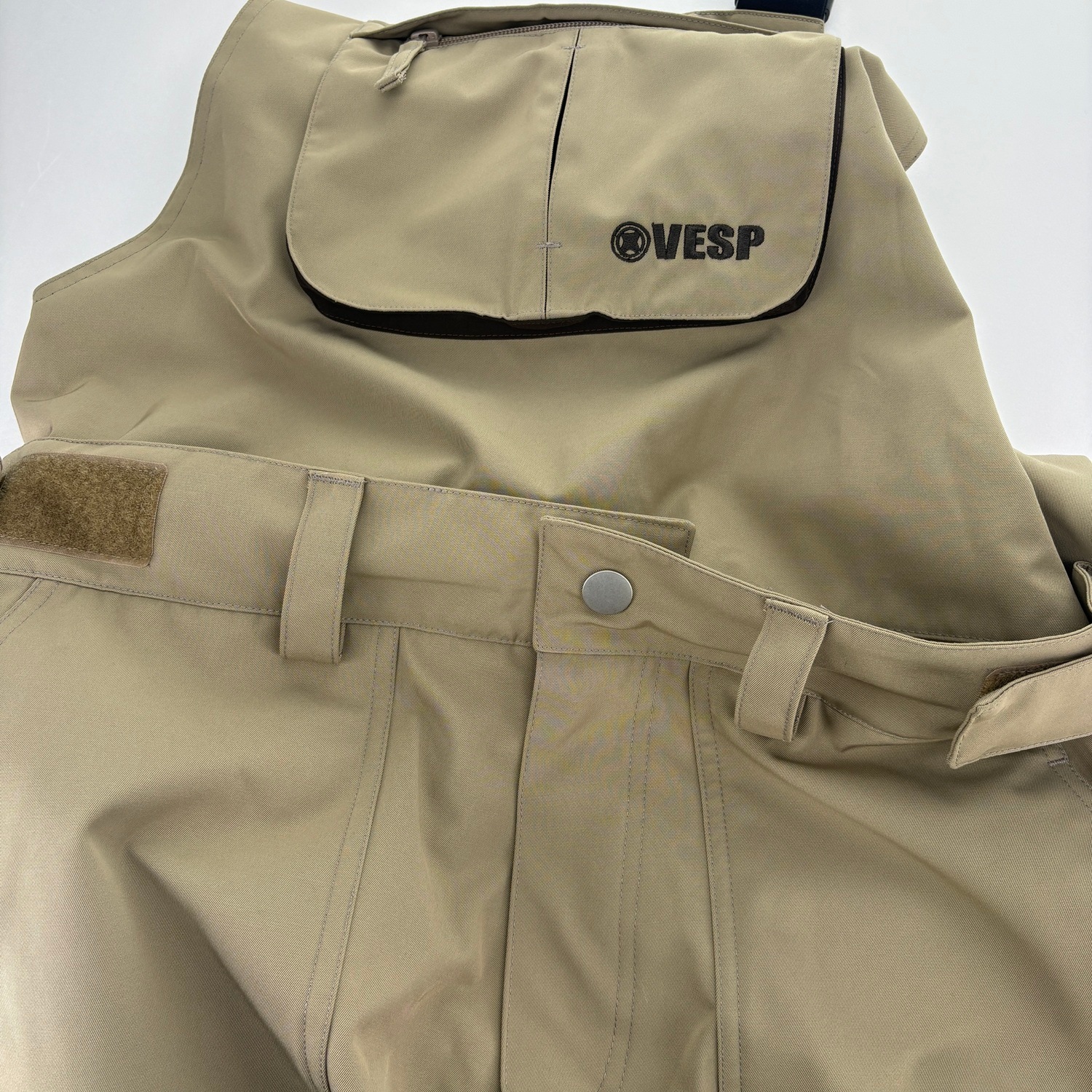 Wide Jogger Bib Cargo Pants