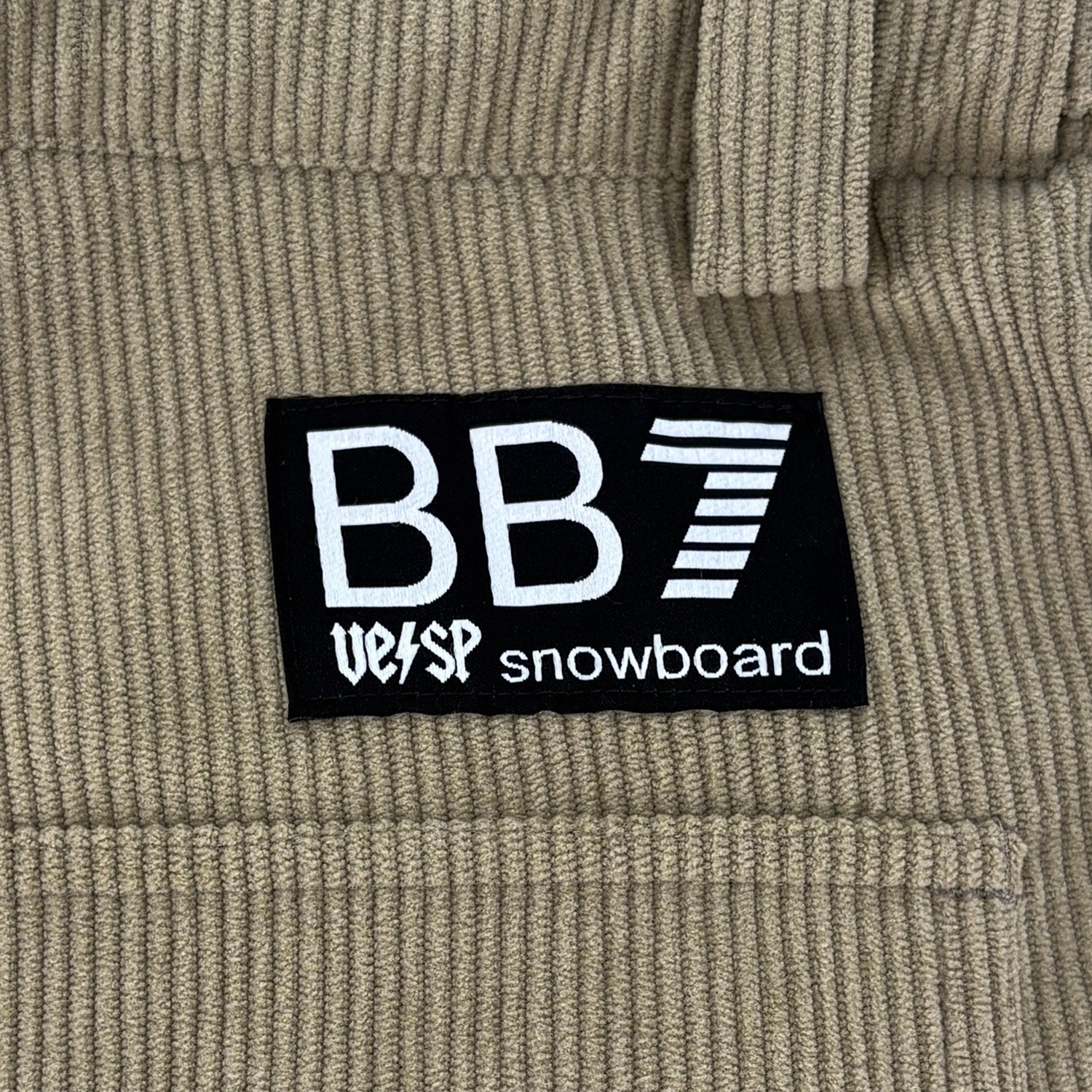 Corduroy Wide Jogger Bib Cargo Pants