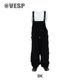 Corduroy Wide Jogger Bib Cargo Pants