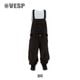Corduroy Wide Jogger Bib Cargo Pants