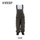 Corduroy Wide Jogger Bib Cargo Pants