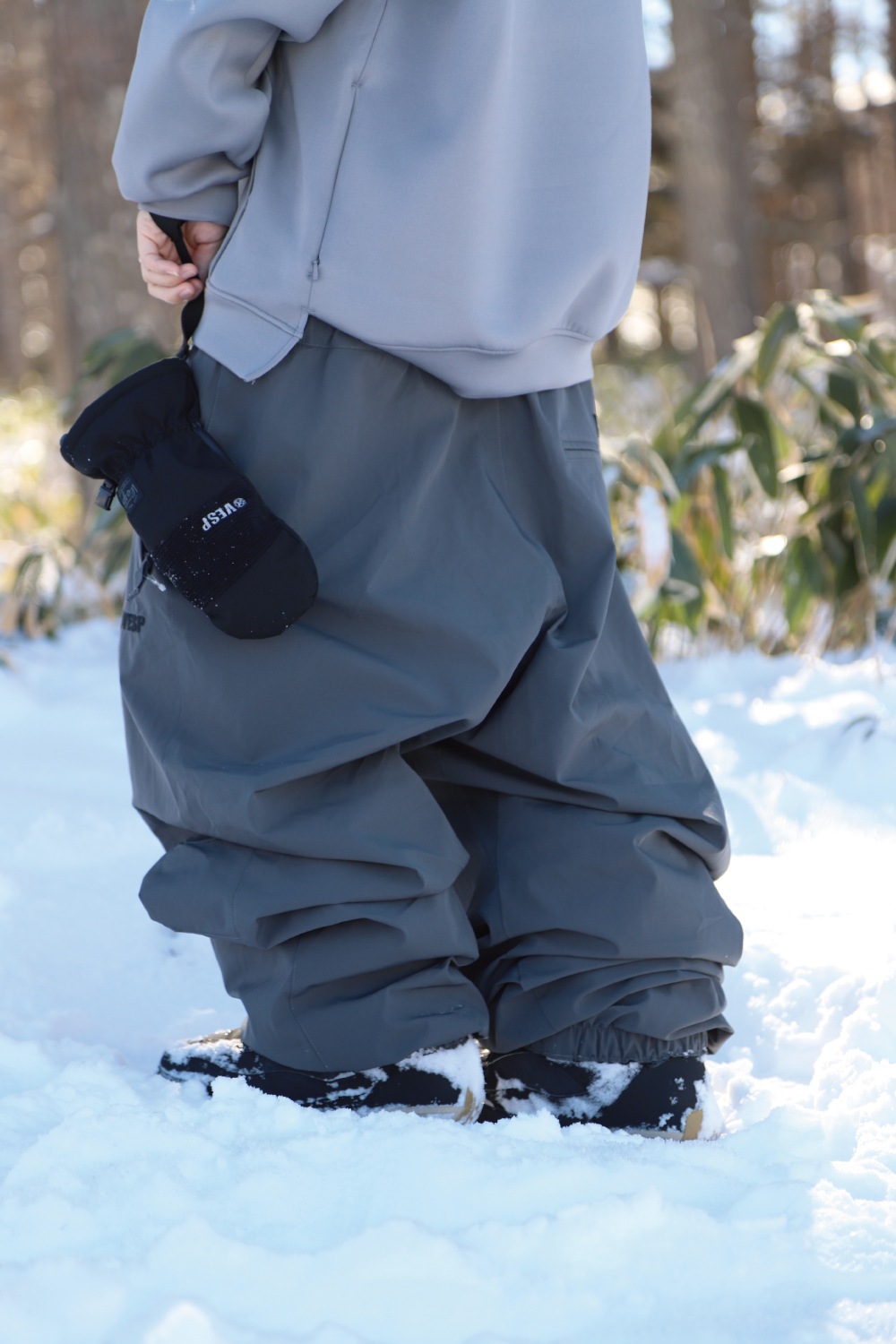 Nylon Wide Easy Pants
