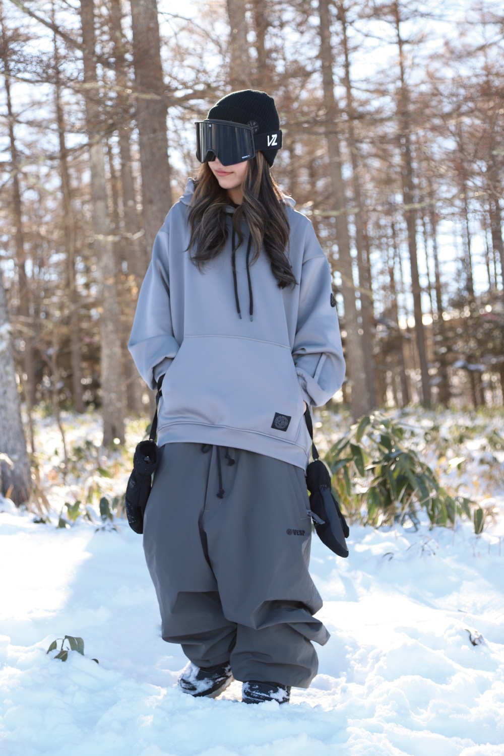Nylon Wide Easy Pants