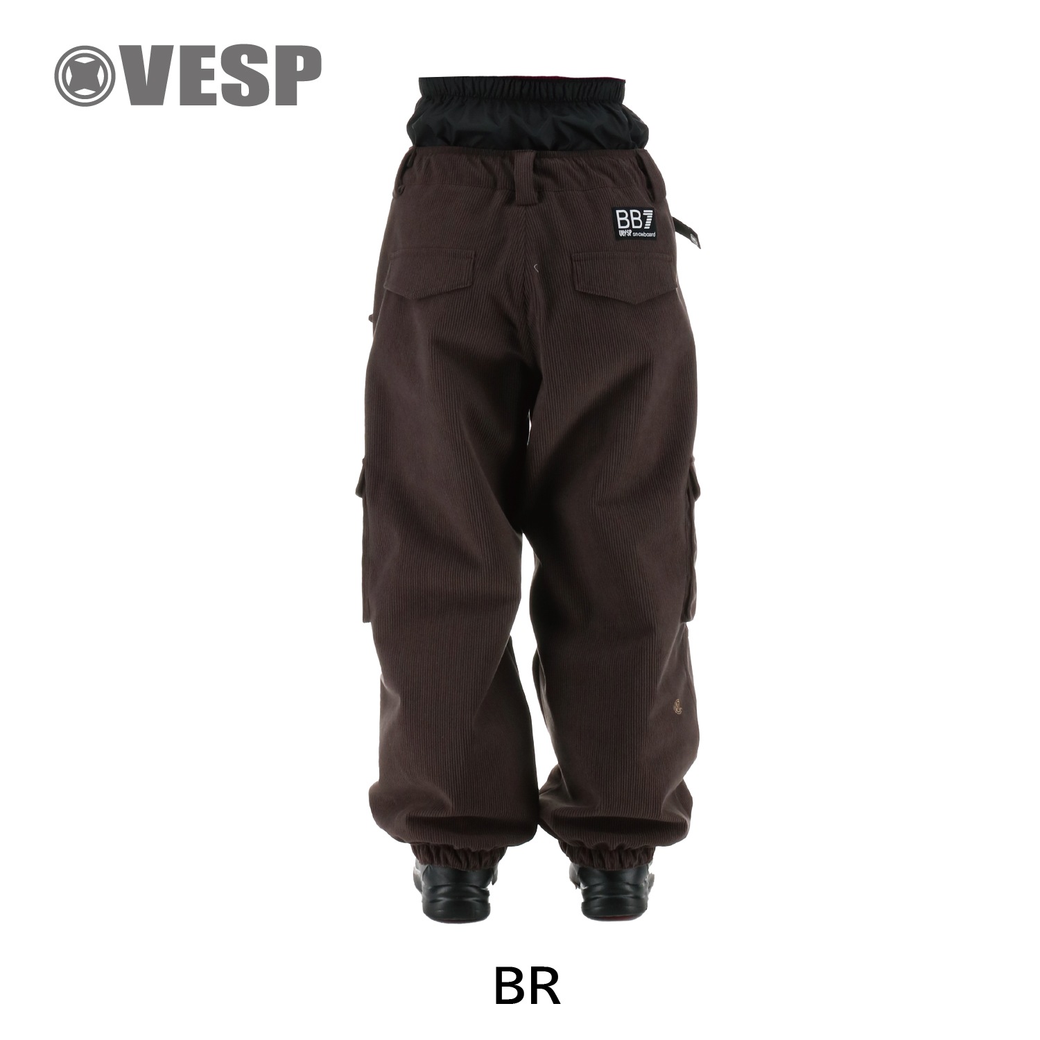 Corduroy Wide Jogger Cargo Pants
