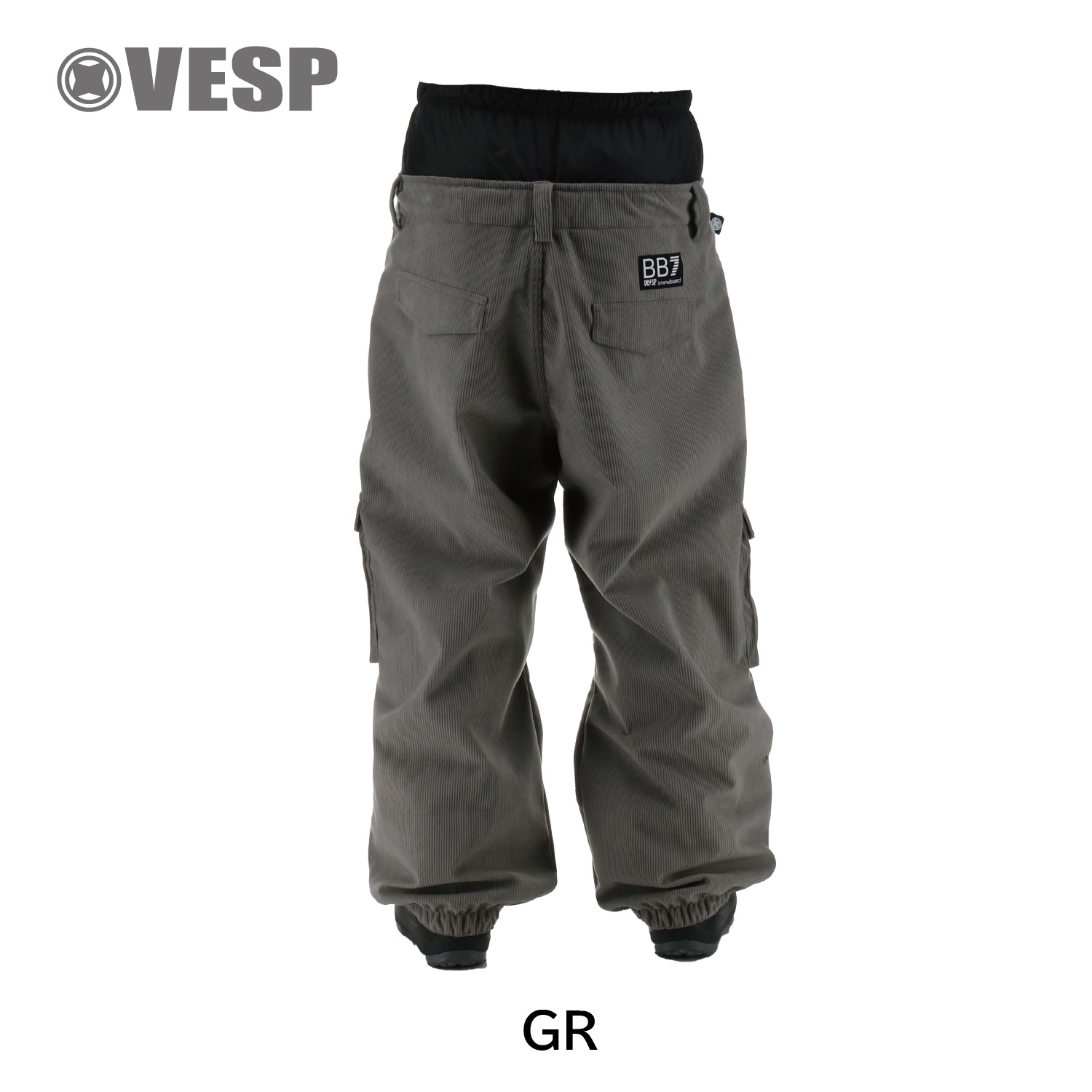 Corduroy Wide Jogger Cargo Pants