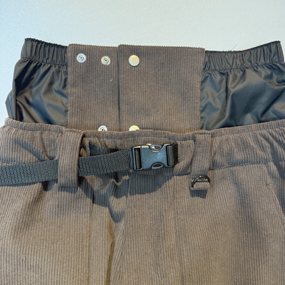 Corduroy Wide Jogger Cargo Pants