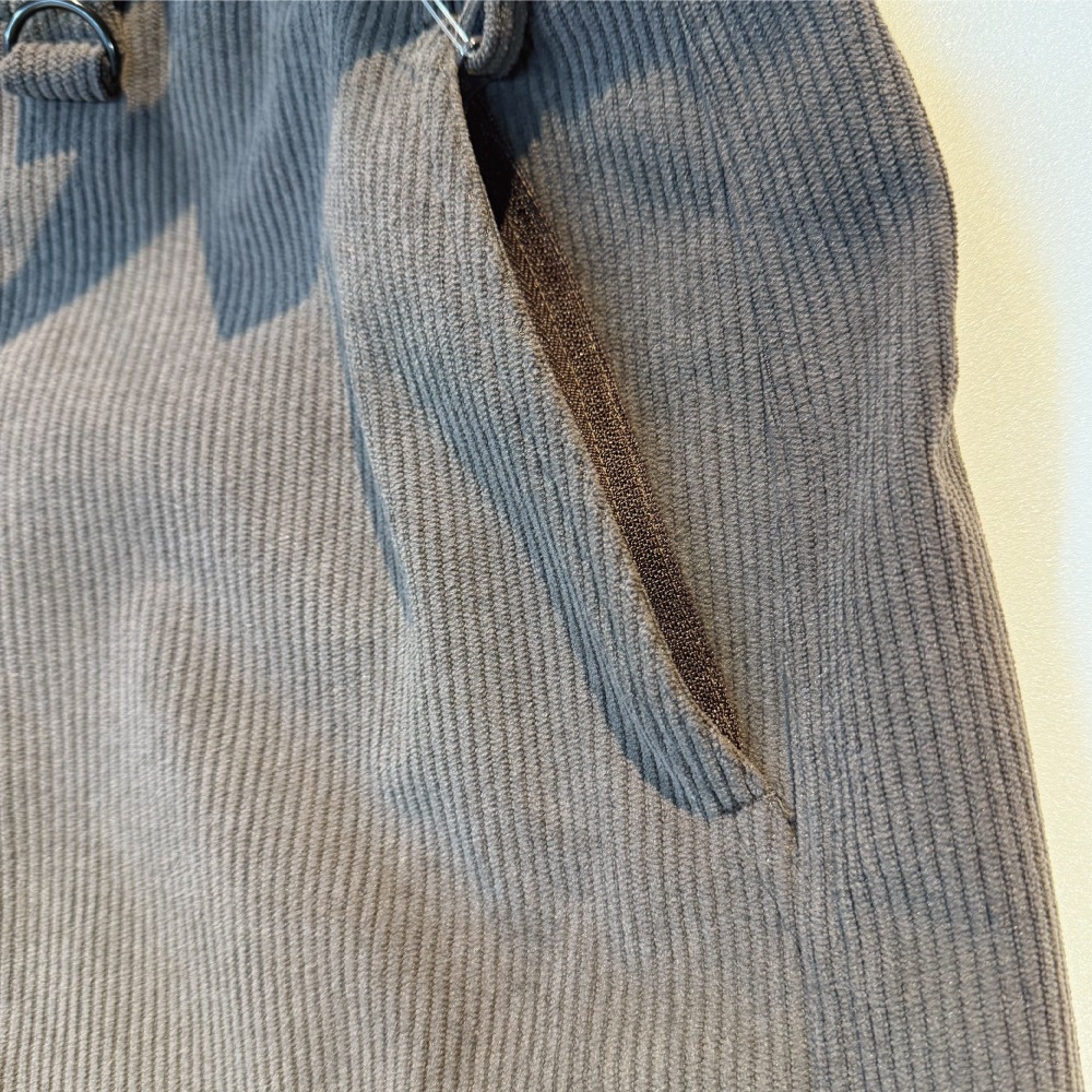 Corduroy Wide Jogger Cargo Pants