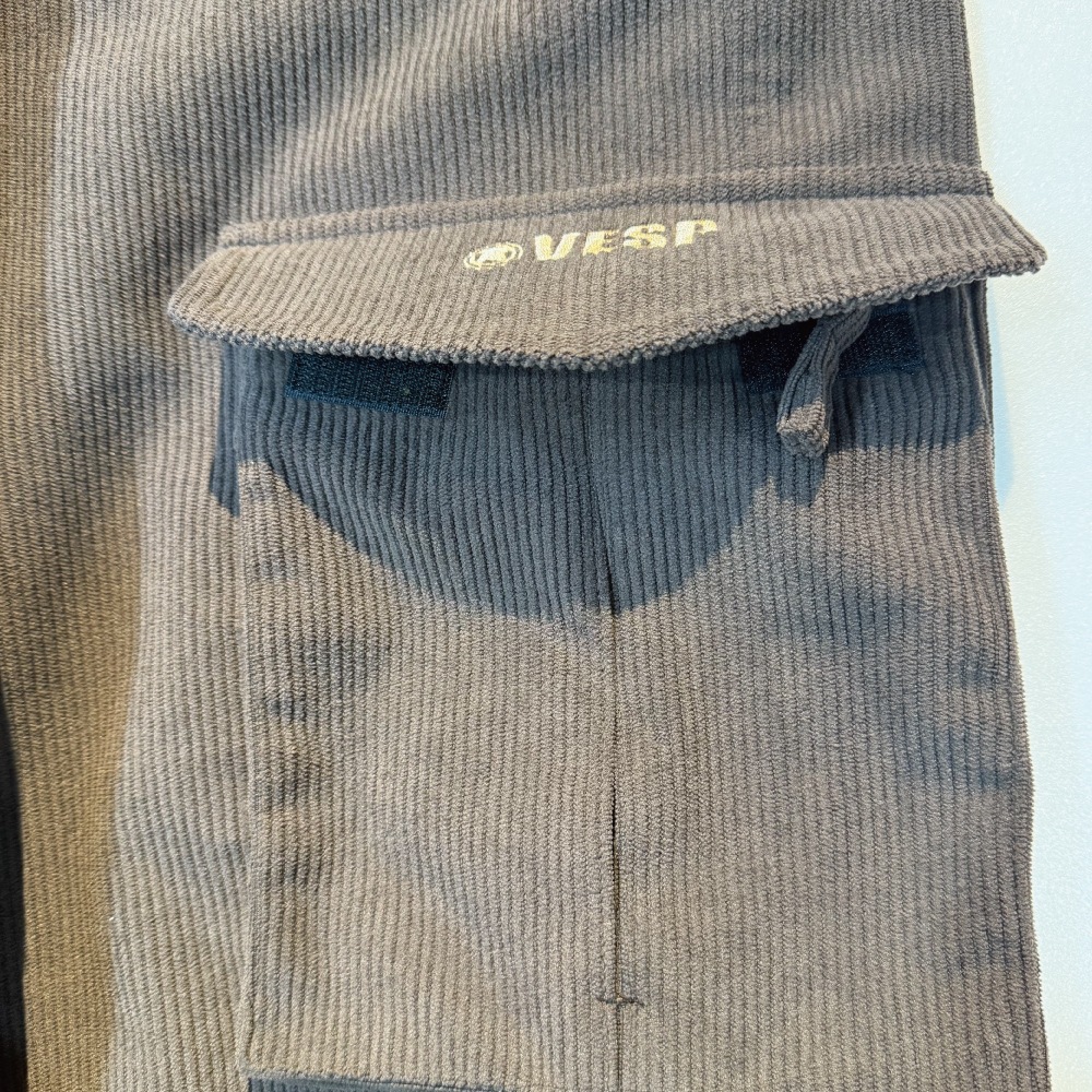 Corduroy Wide Jogger Cargo Pants