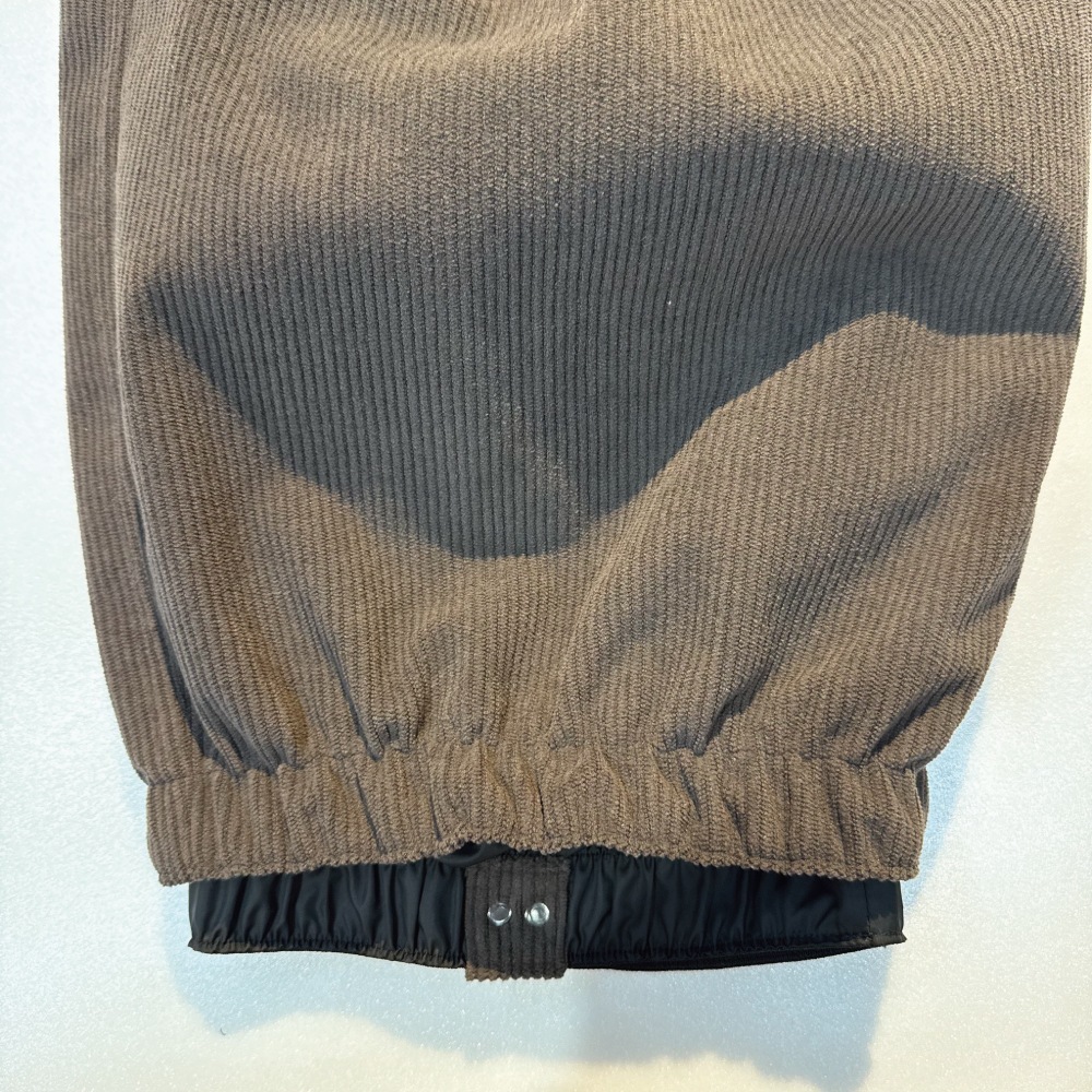 Corduroy Wide Jogger Cargo Pants