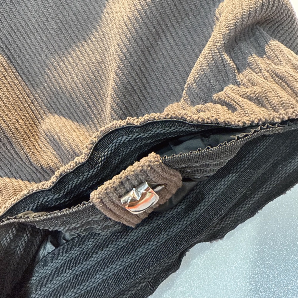 Corduroy Wide Jogger Cargo Pants