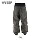 Corduroy Wide Jogger Cargo Pants