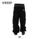 Corduroy Wide Jogger Cargo Pants