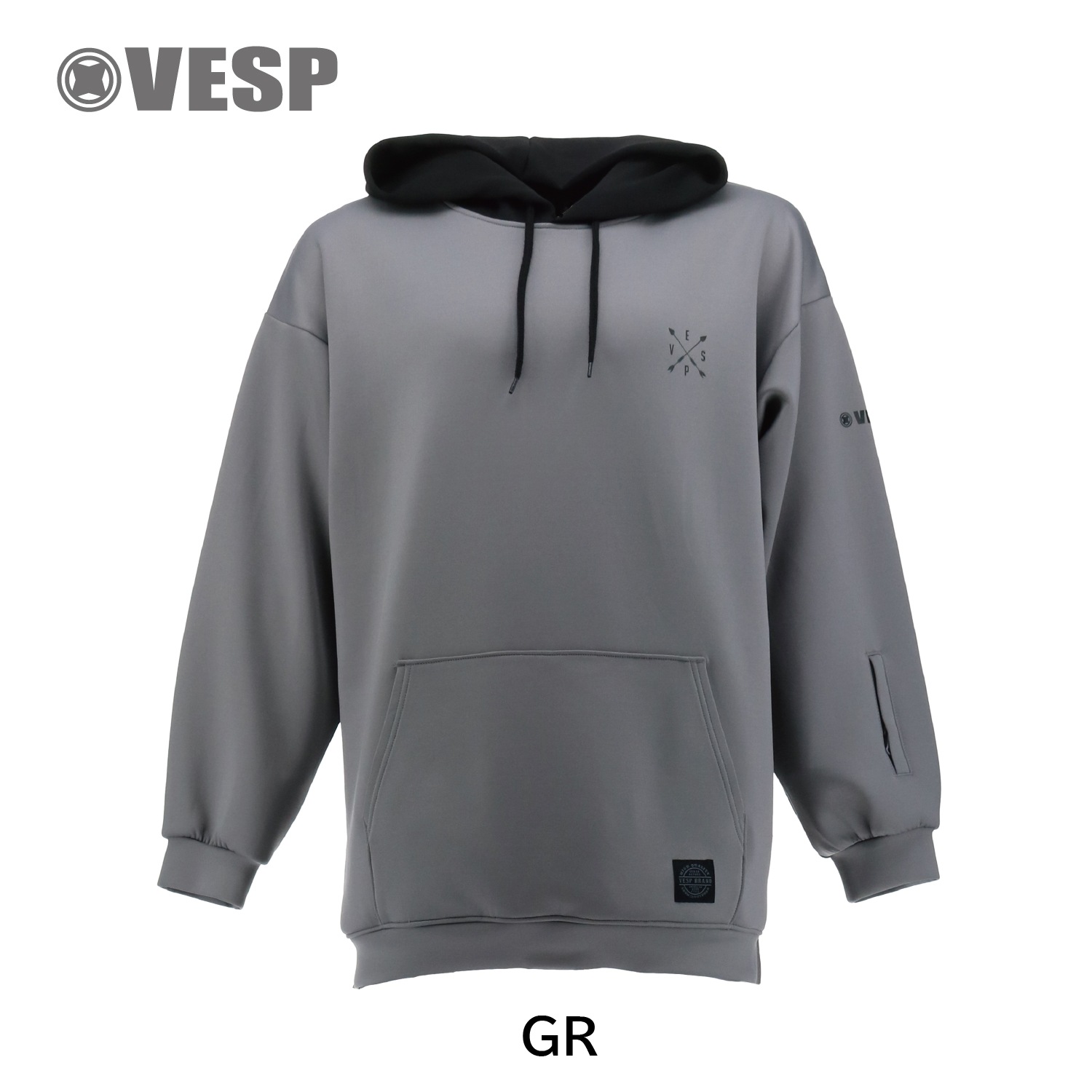 Two-tone Hood  Stretch Knit Parka