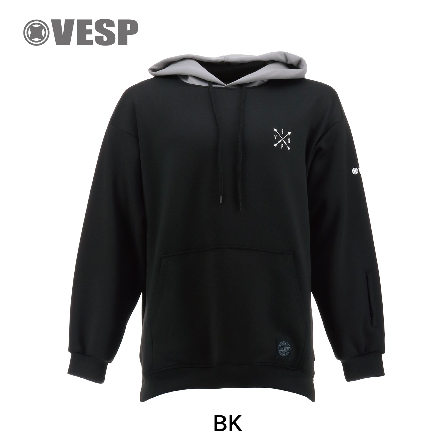 Two-tone Hood  Stretch Knit Parka