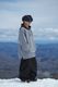 Two-tone Hood  Stretch Knit Parka