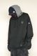 Two-tone Hood  Stretch Knit Parka