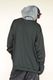 Two-tone Hood  Stretch Knit Parka