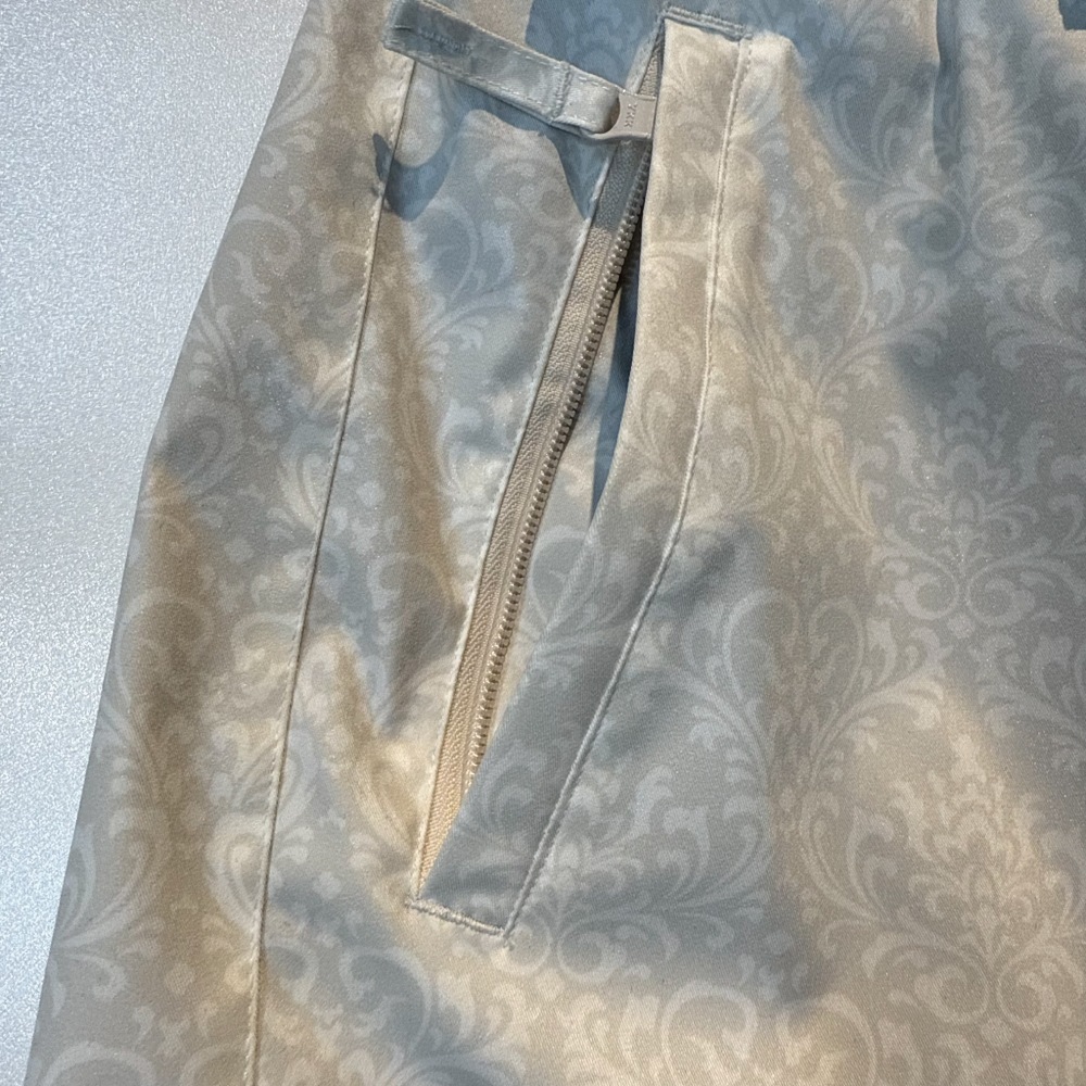 Damask Super Wide Jogger Pants