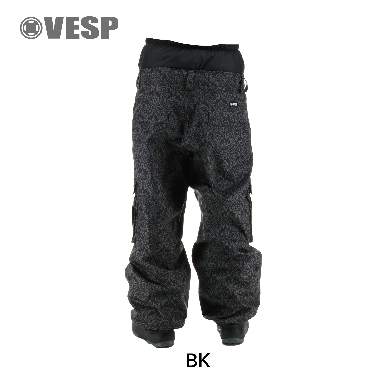 Damask Super Wide Jogger Pants