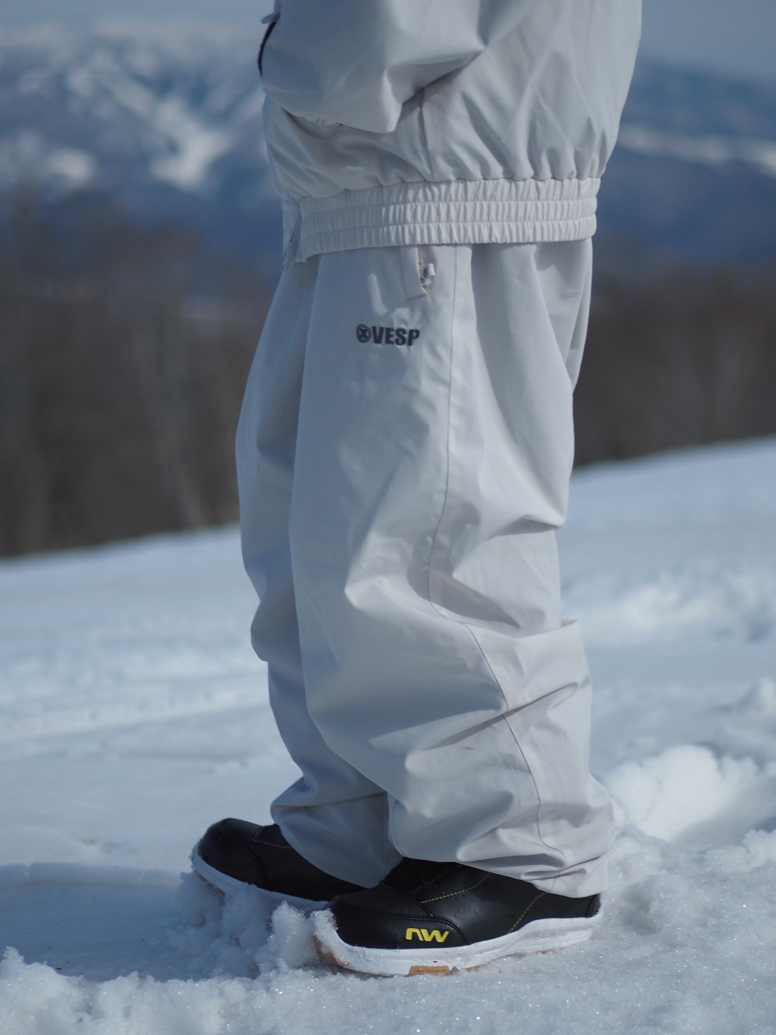 Nylon Wide Stretch Pants