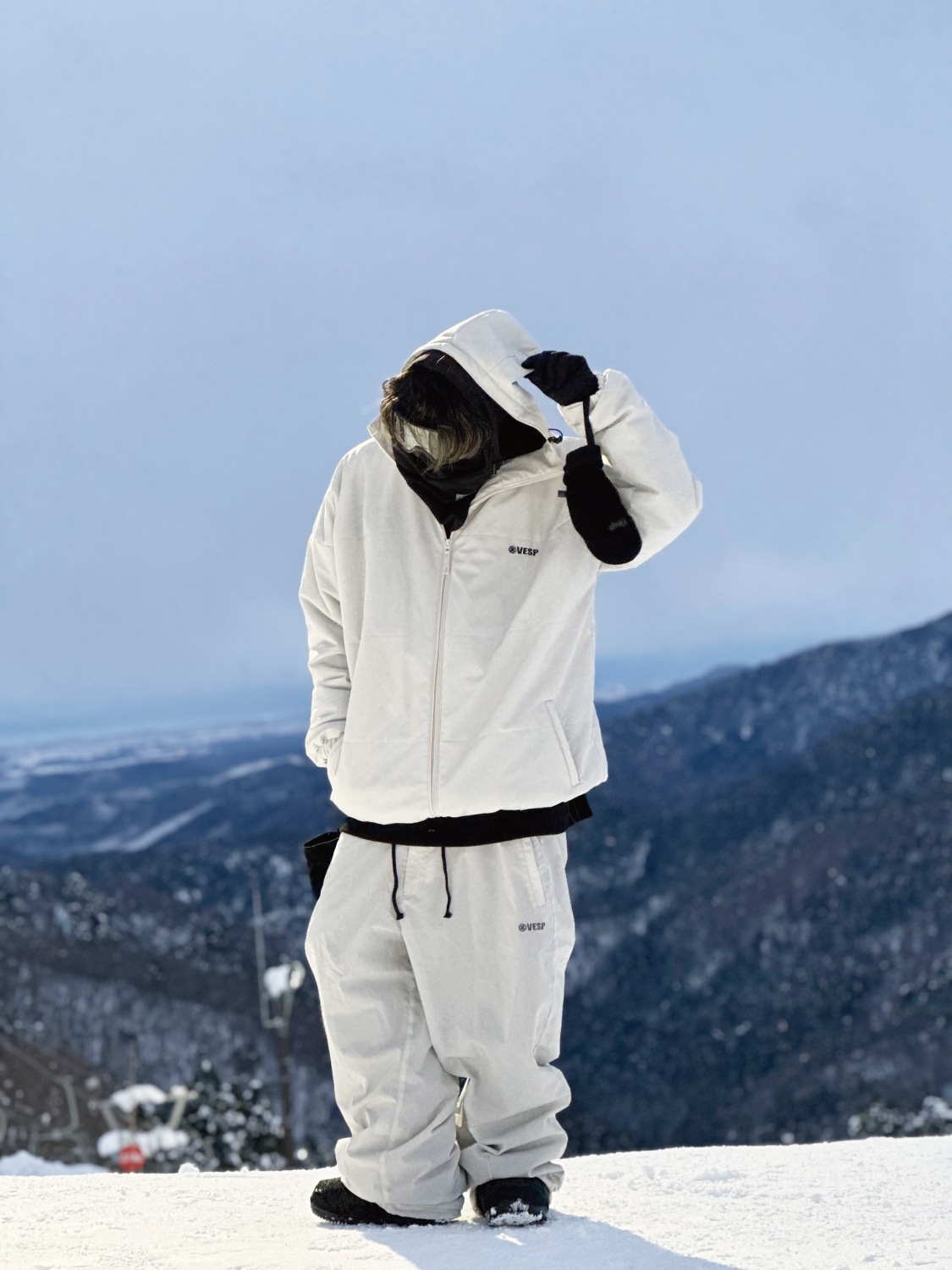 Nylon Wide Stretch Pants