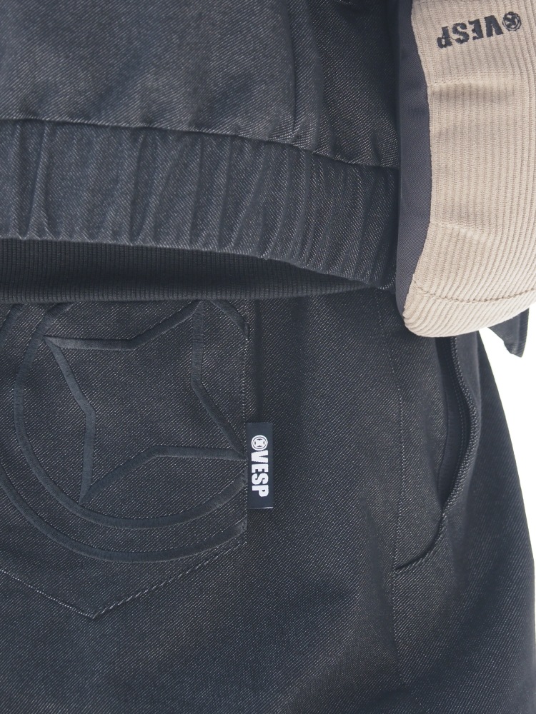 Denim Wide Jogger Pants