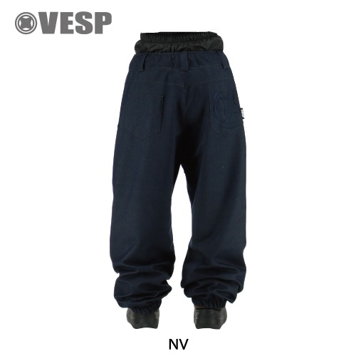 Denim Wide Jogger Pants