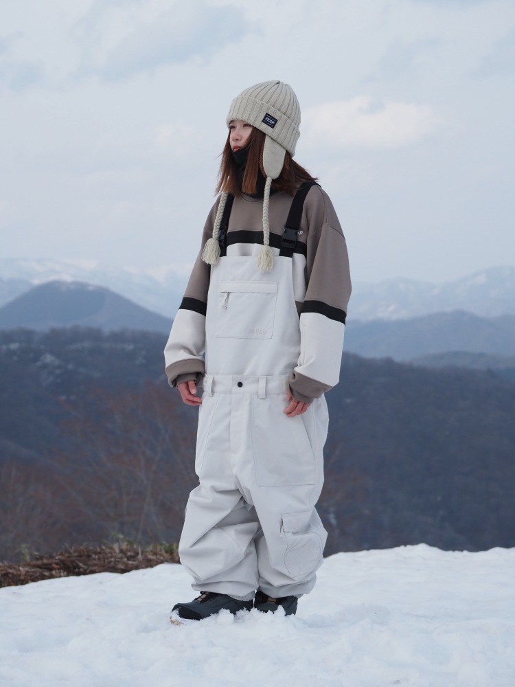 Twoway Wide Jogger Bib Cargo Pants