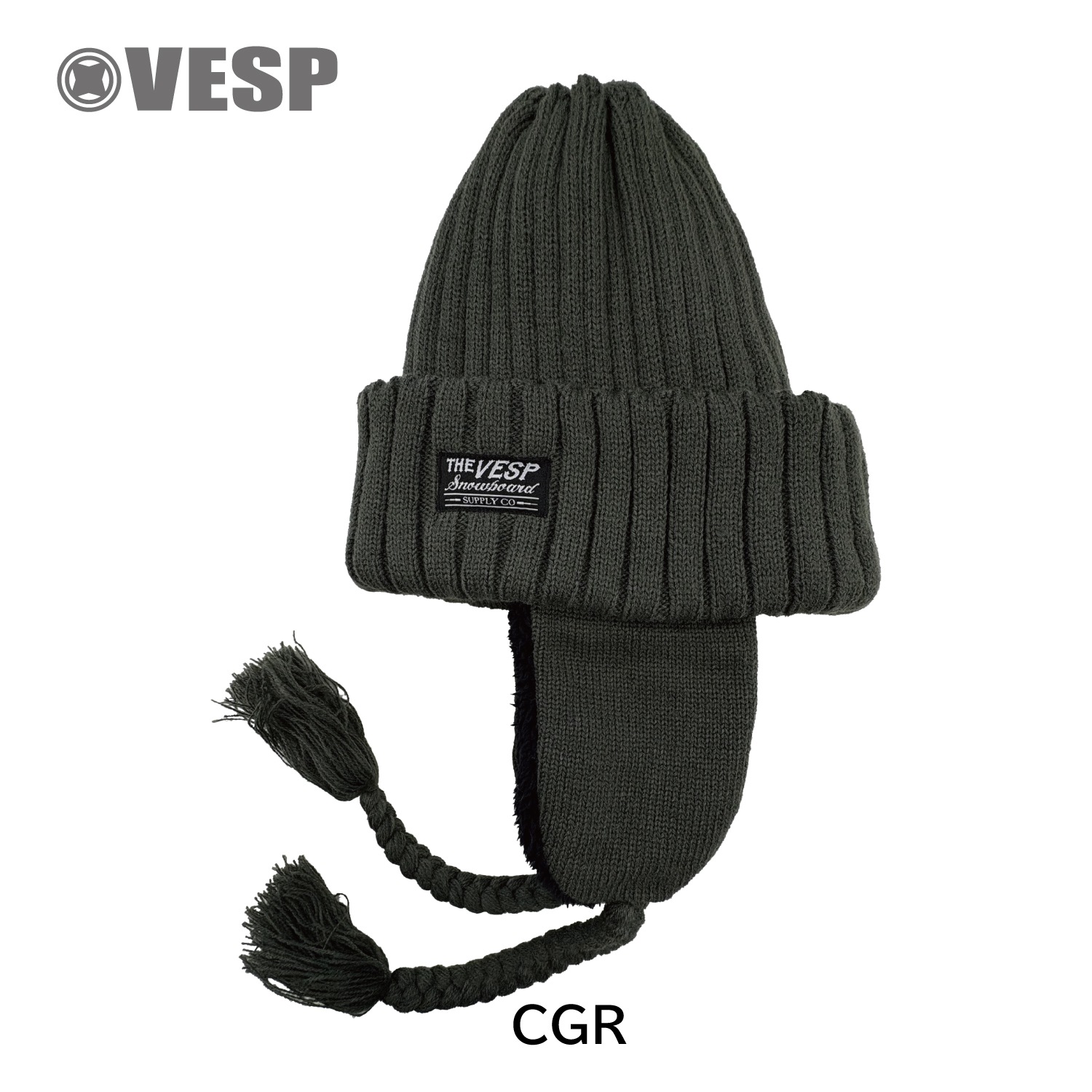 Ear Boa Knit Beanie