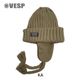 Ear Boa Knit Beanie