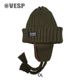 Ear Boa Knit Beanie