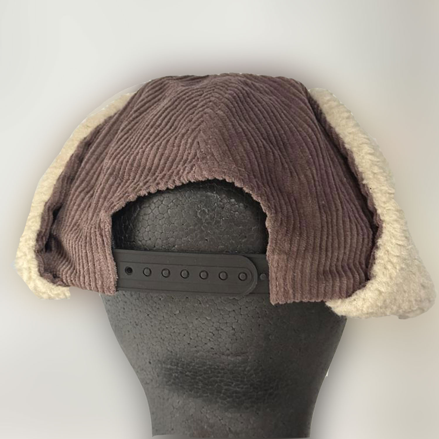 Corduoy Ear Boa Cap