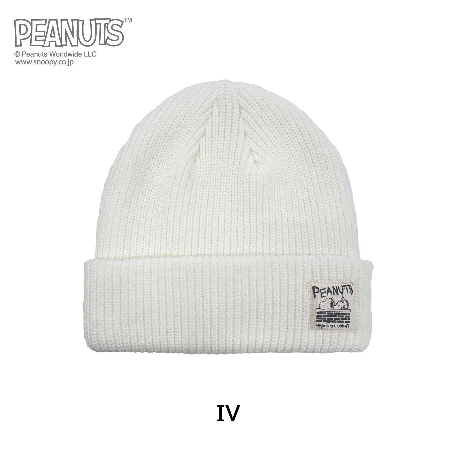 Peanuts Collaboration Rib Beanie