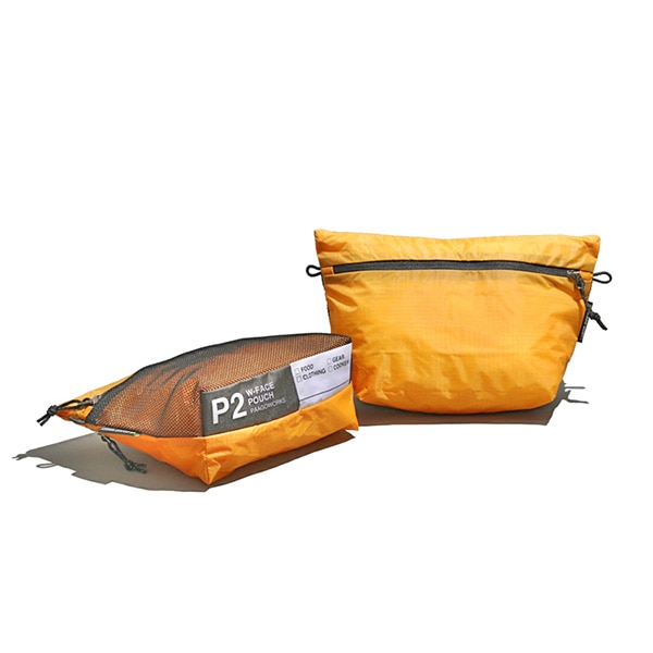 PaaGoWORKS W-FACE ポーチ 2 オレンジ [パーゴワークス]