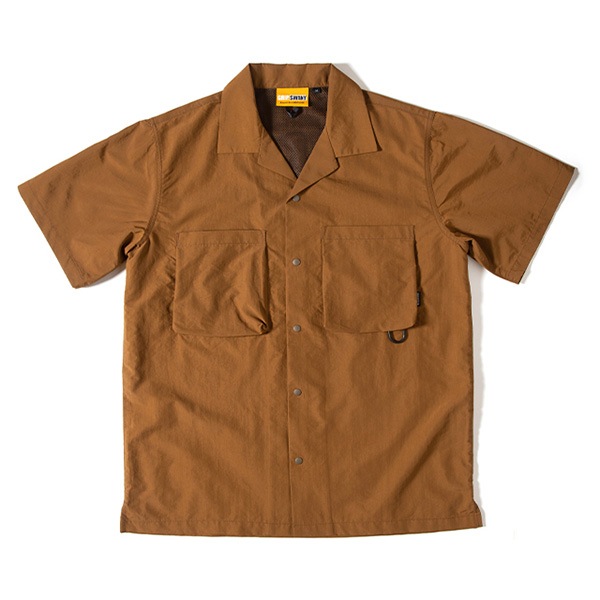 Grip Swany Supplex Camp Shirt Md.Brown [グリップスワニー]