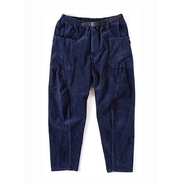 Grip Swany Jog 3D Corduroy Wide Camp Pants Navy [グリップスワニー]